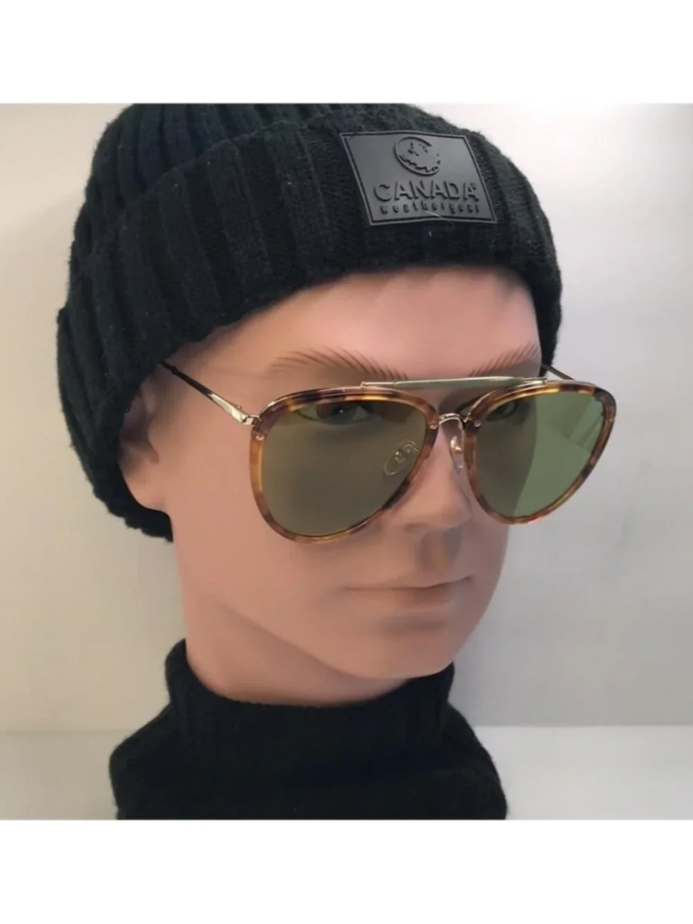 New Authentic Gucci GG0672S Havana/GOLD 003 Sunglass